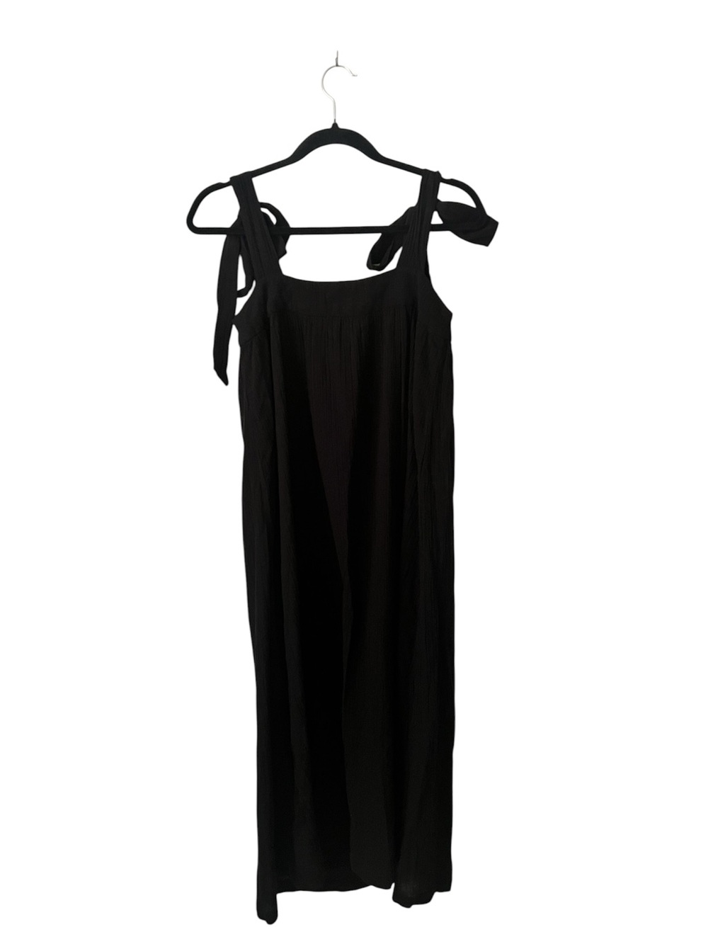 Bella Dahl Bella Dahl Viscose black Dress adjustable ties Medium MSRP $170